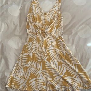 Yellow summer dress